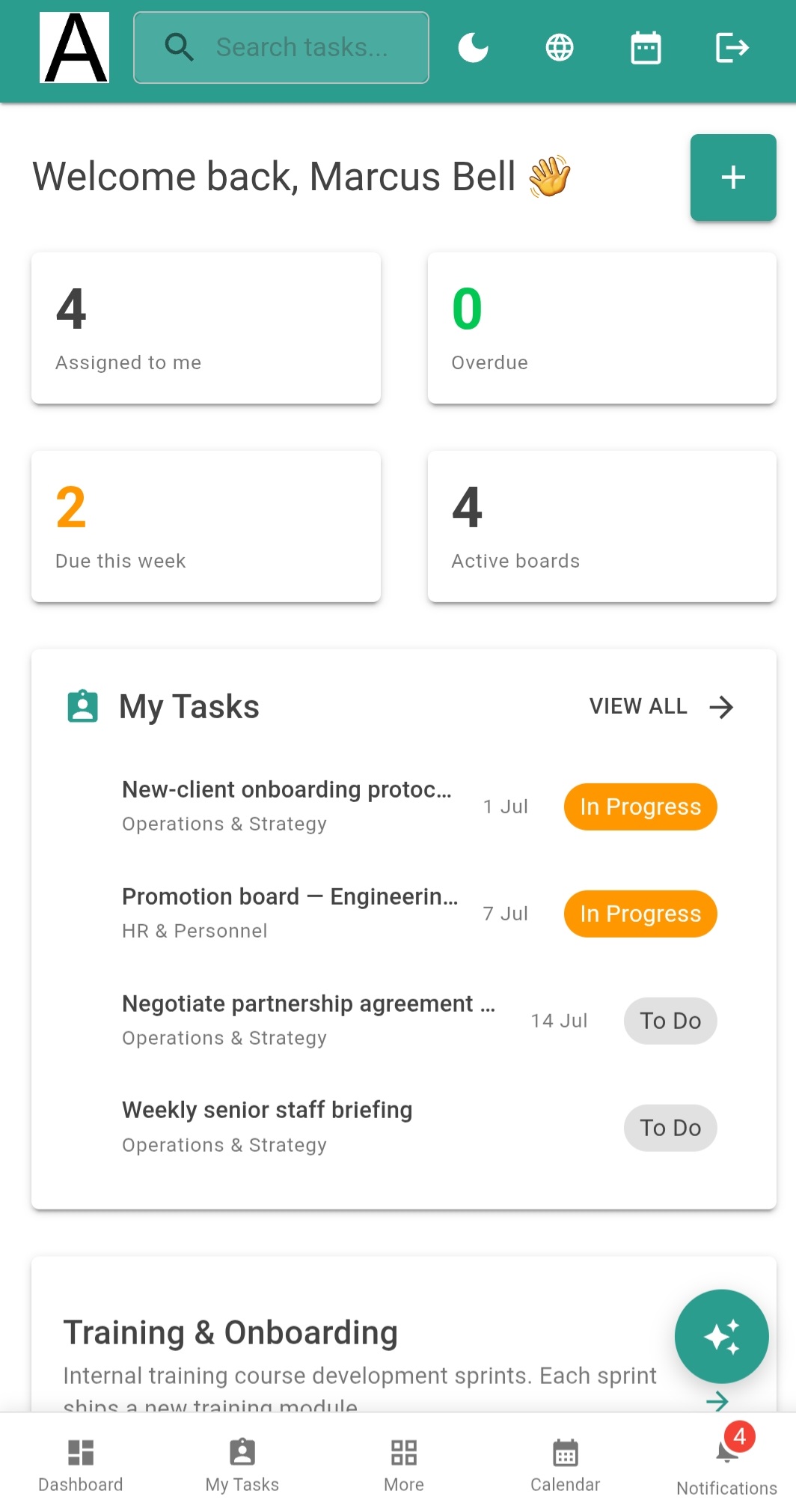 Artala on mobile